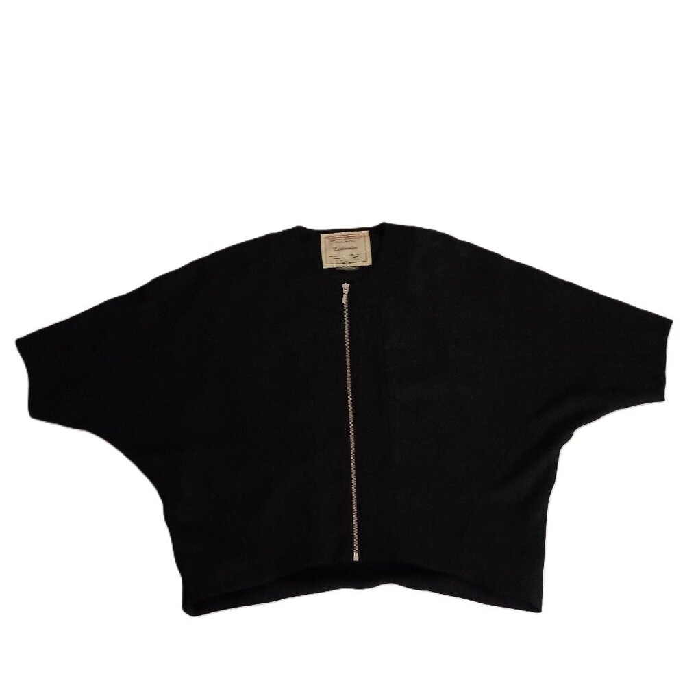 Anthropologie Cartonnier Jacket Black Batwing Oversized Size Small/Medium